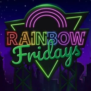 Logo för Rarinobow Fridays hos Mr Vegas