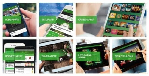 Unibet casino från mobila enheter
