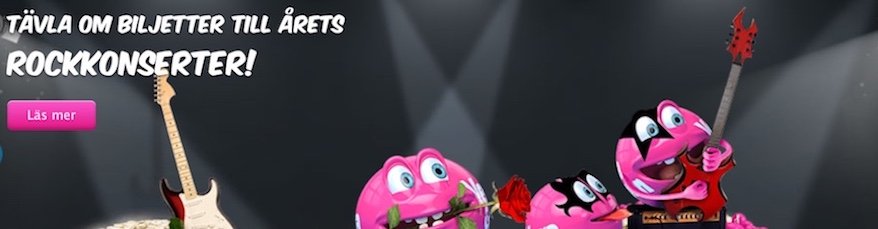 Banner för VeraJohns rockkampanj