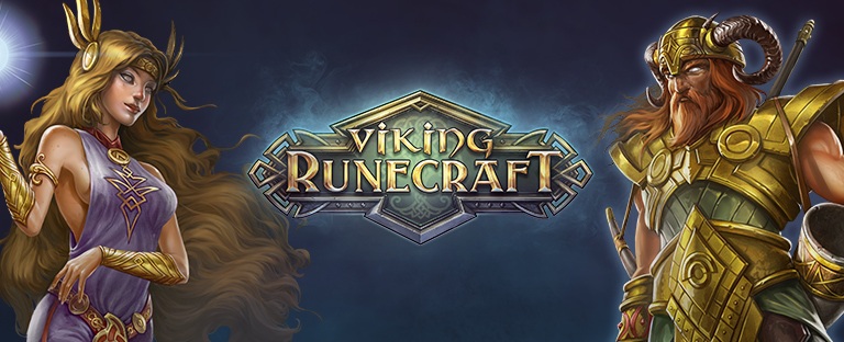 Viking Runecraft logo och spelkaraktärer