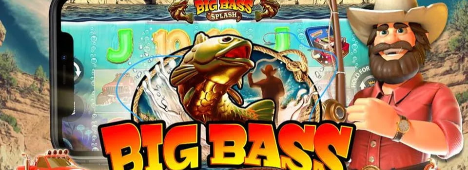 Big Bass Splash karaktärer och logo från Pragmatic Play