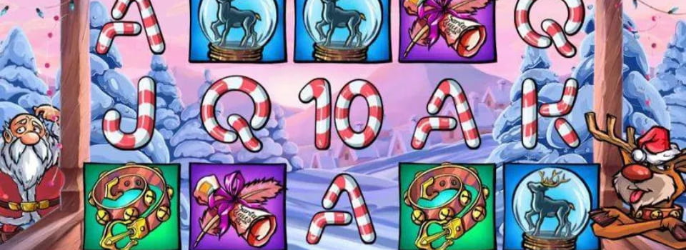 Santa vs Rudolf slot spelplan och symboler