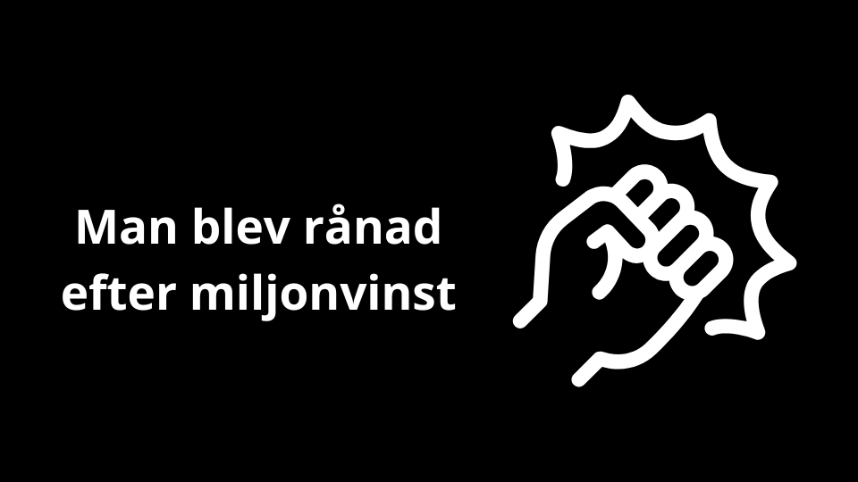 Man blev rånad efter miljonvist i Borås