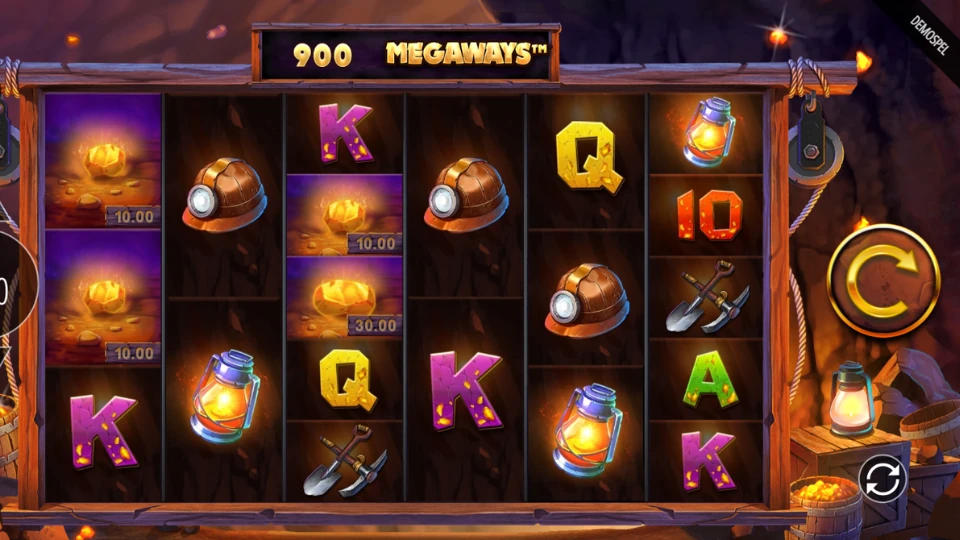 Lucky Nuggets Megaways spelplan