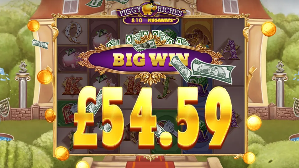 Piggy Riches big win