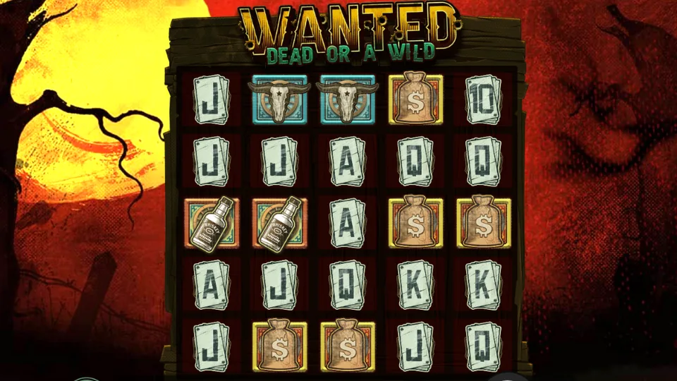 Wanted Dead or a Wild spelplan