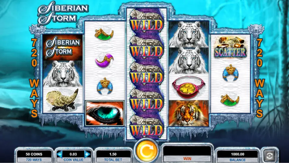 Siberian Storm spelplan
