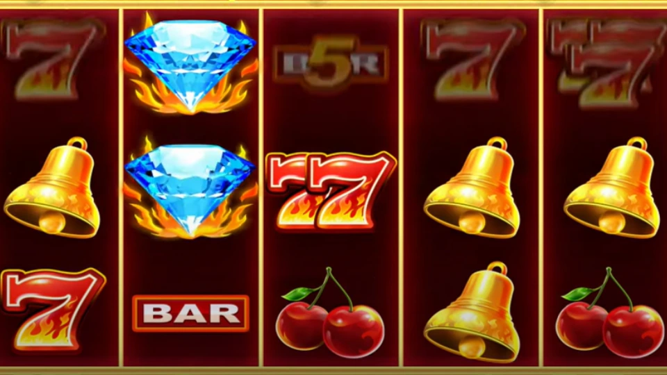 9 Blazing Diamonds Wowpot! diamanter