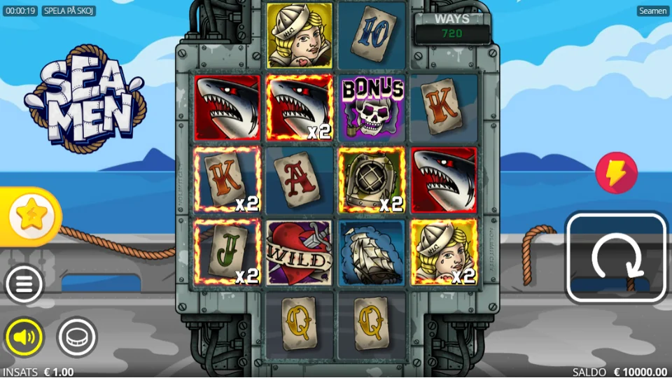 Seamen spelplan