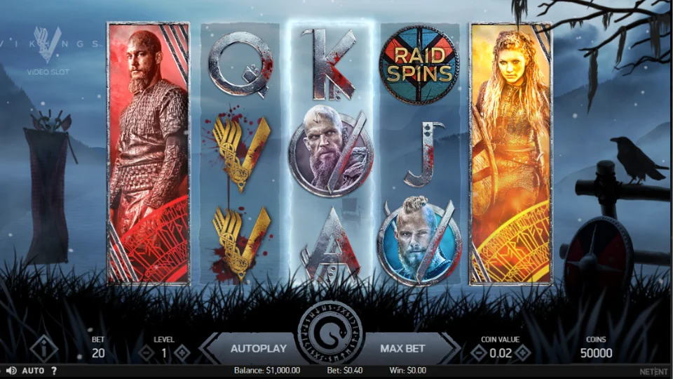 Vikings slot spelplan